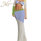 assorted colors crochet 2 piece set